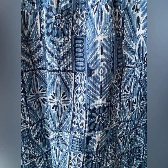 Appleseeds size large blue, navy & white skirt - Picture 2 of 2